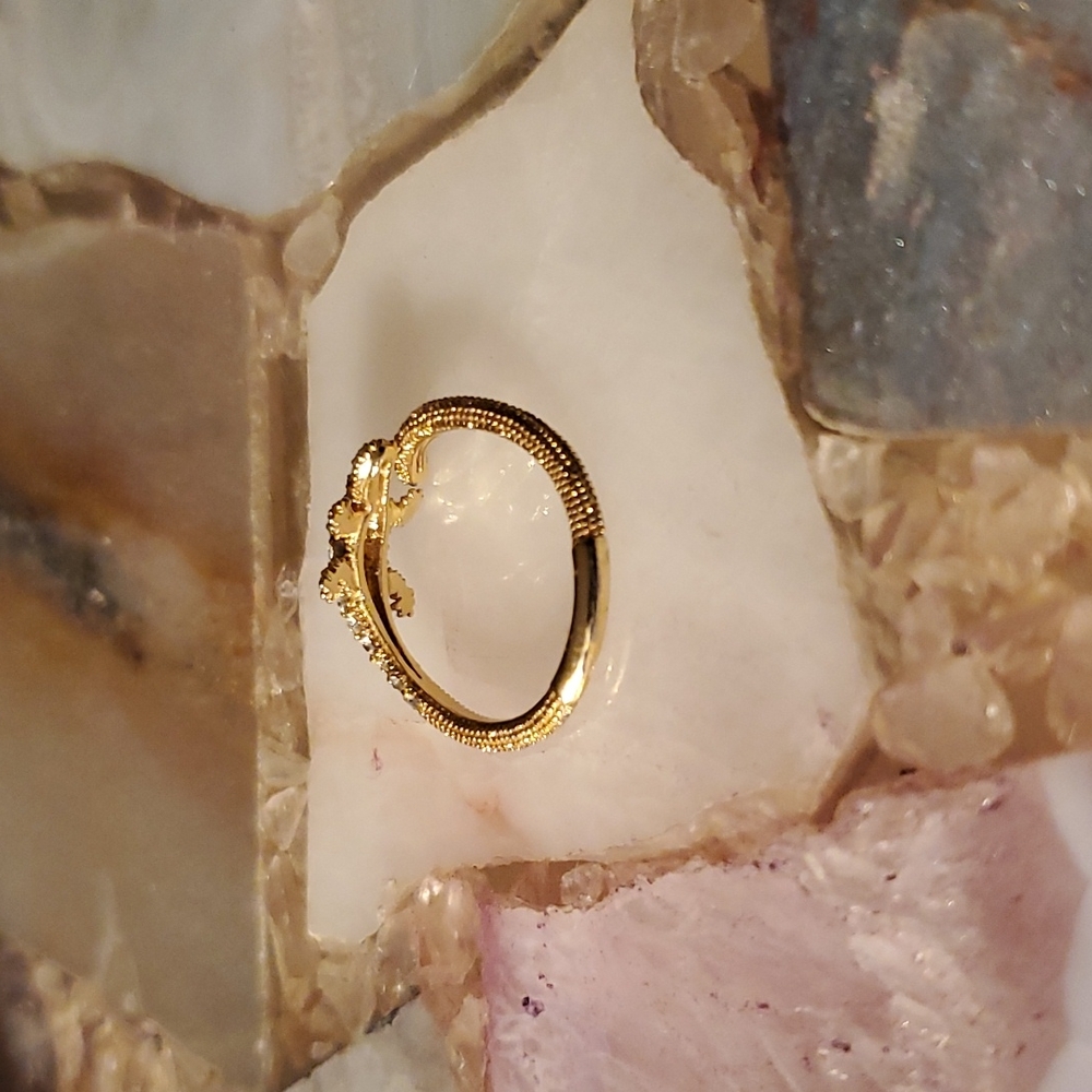 Gently loved & rare! CBC pavé lizard ring - Picture 2 of 6